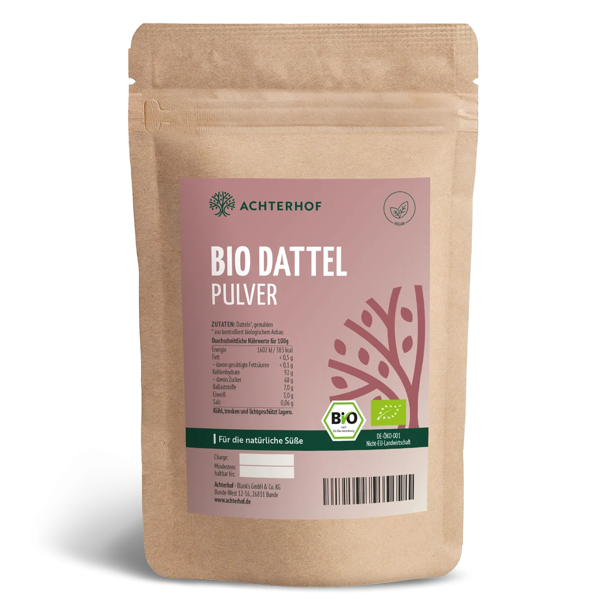 Bio Dattel Pulver (100g)