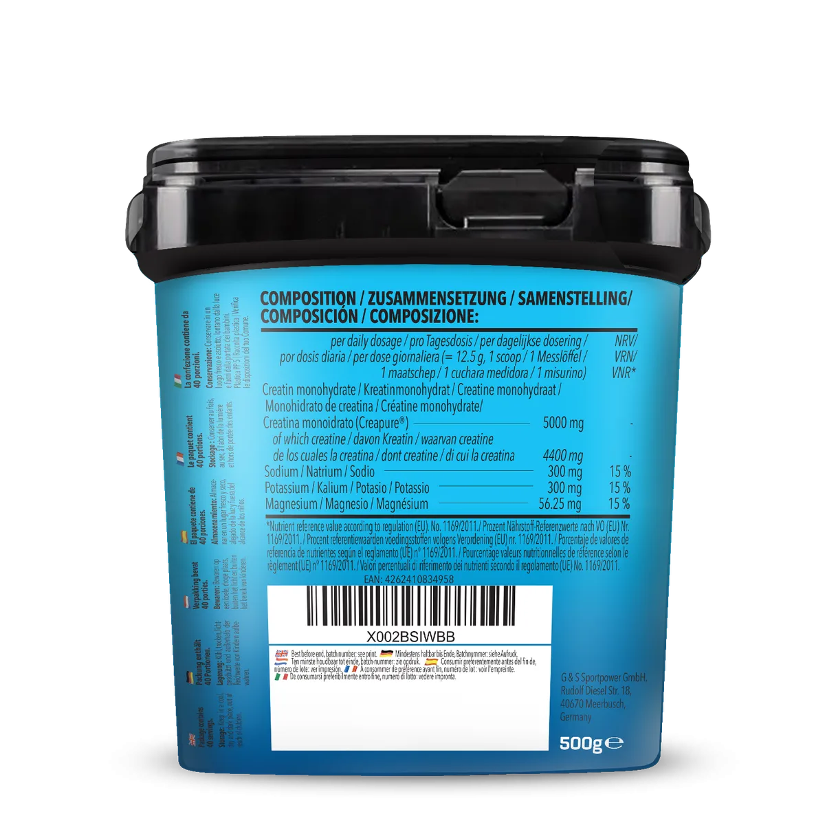 Electrolytes + Creatine Drink (500g) Cola – Bild 5