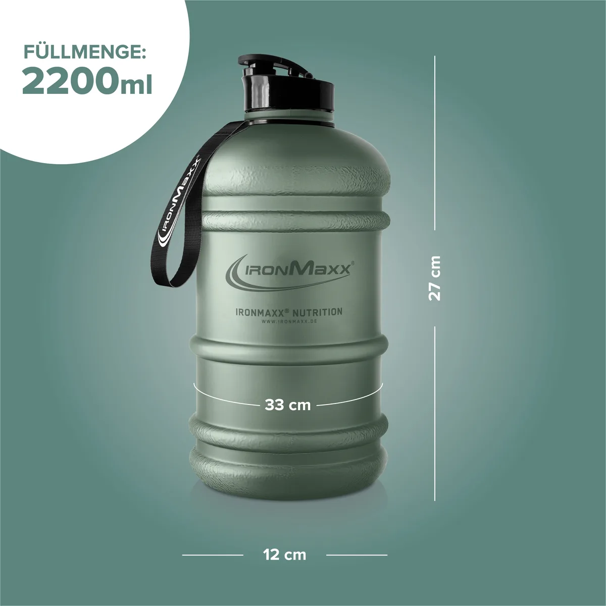 Water Gallon (2200ml) - Matt Solid Mineral Green – Bild 5