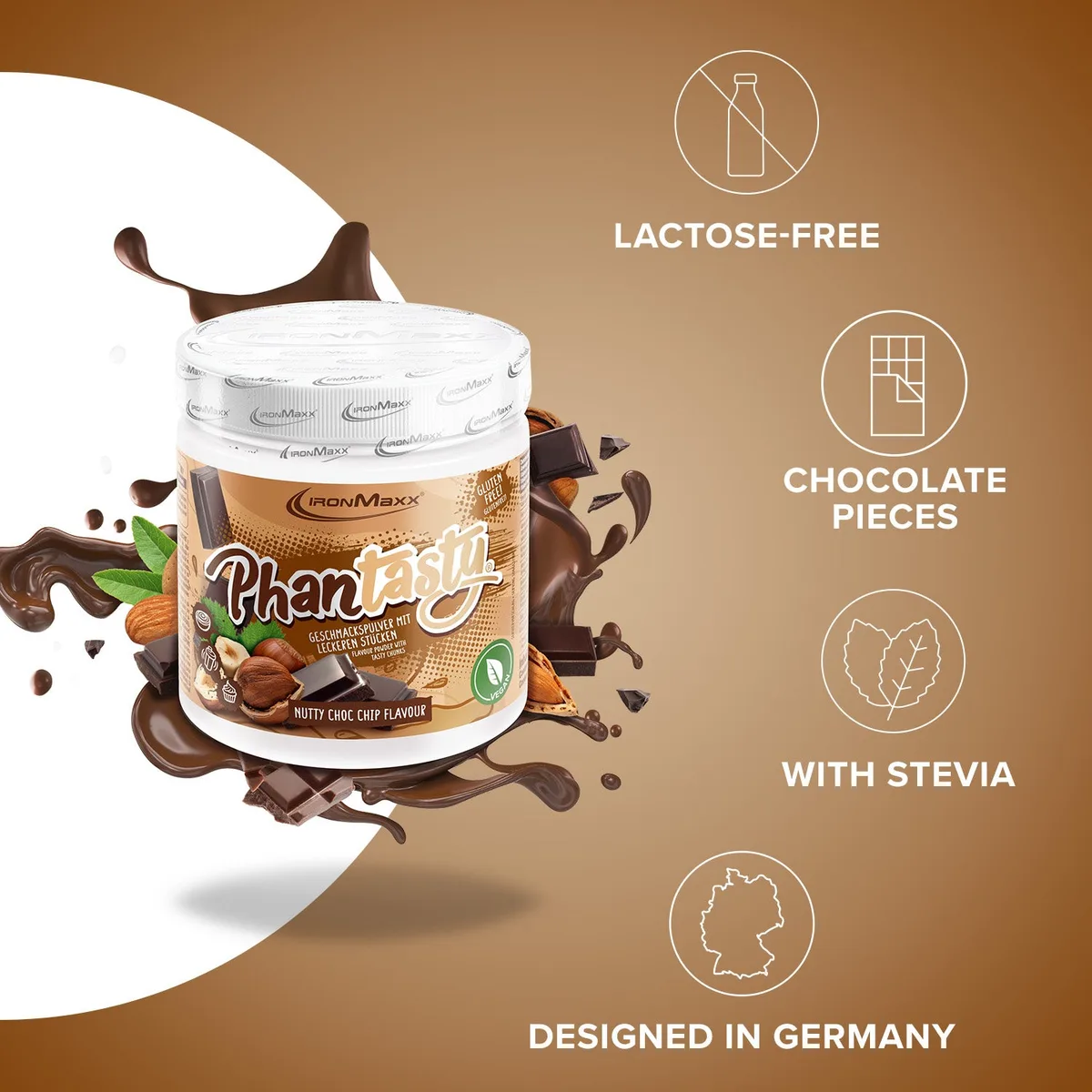 Phantasty (250g) - Nutty Choc Chip – Bild 2