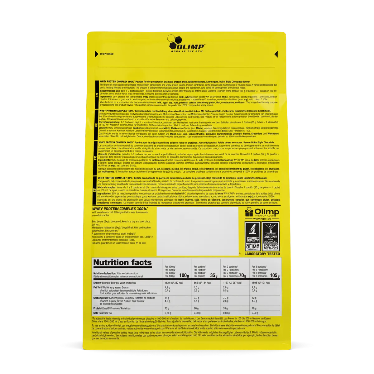 Whey Protein Complex 100% (700g) Banane – Bild 8