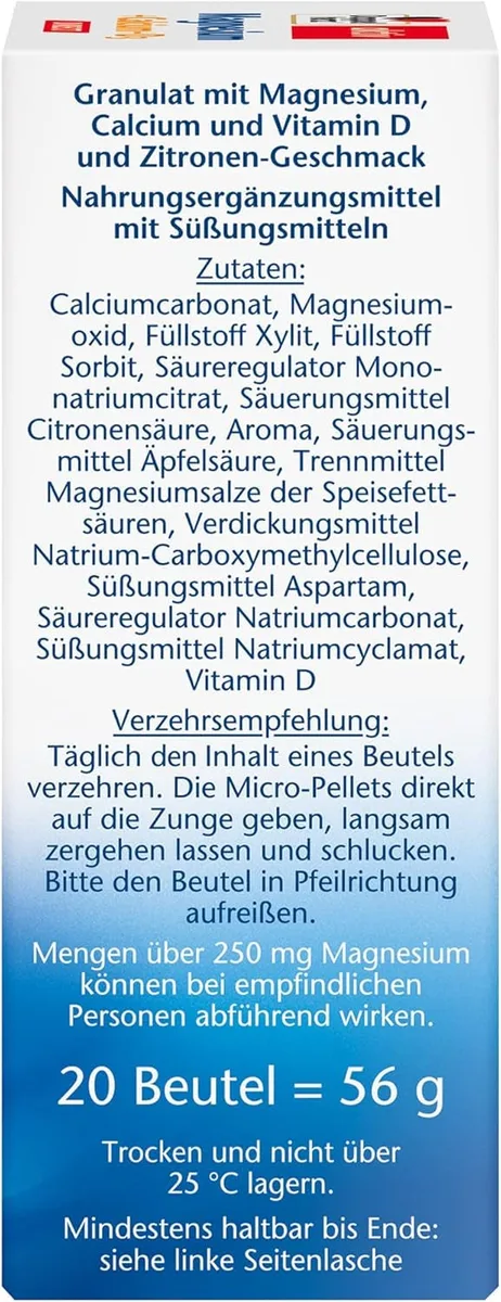Magnesium + Calcium + D3 Direct (20 Portionen) – Bild 3