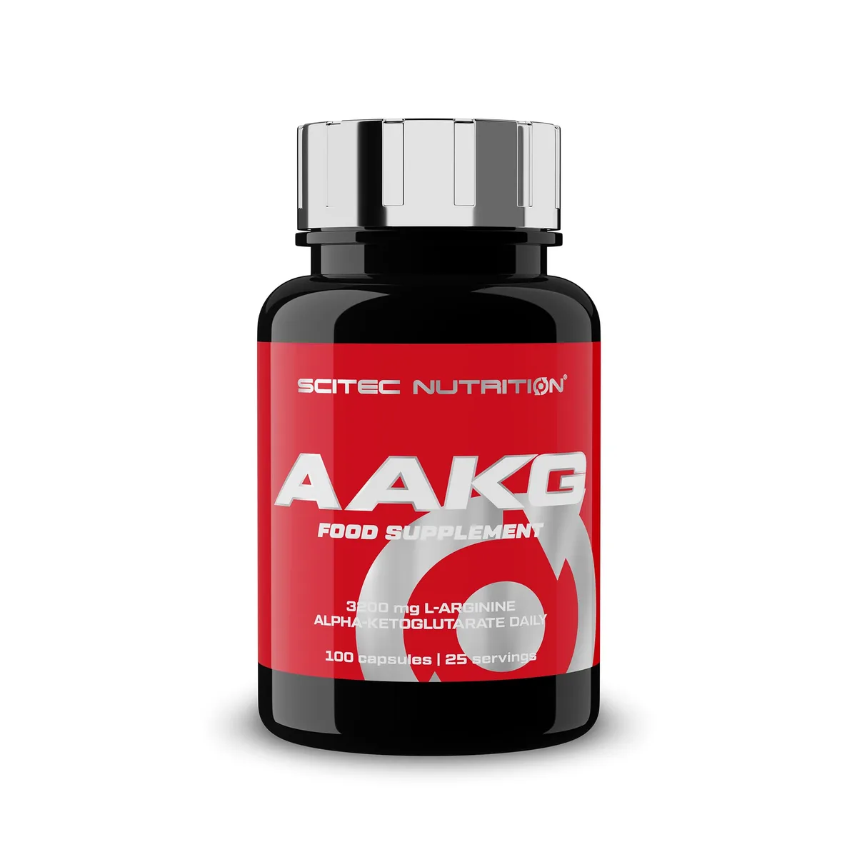Scitec Nutrition AAKG - Erweiterte Formel mit 3200 mg L-Arginin Alpha-Ketoglutarat - Pre-Workout Kapseln für Athleten - 100 Kapseln