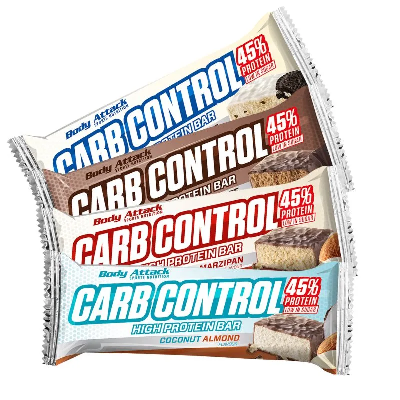Body Attack Carb Control Proteinriegel (100g) 100 g Riegel / White Cookie-O