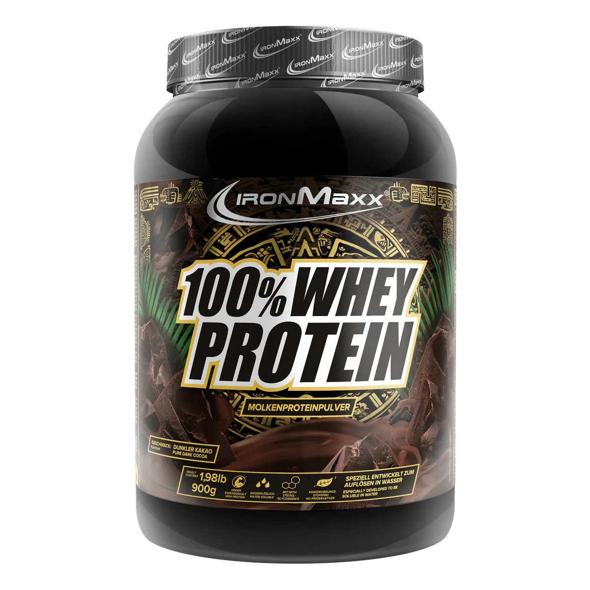 100% Whey Protein (900g) - Pure Dark Cocoa