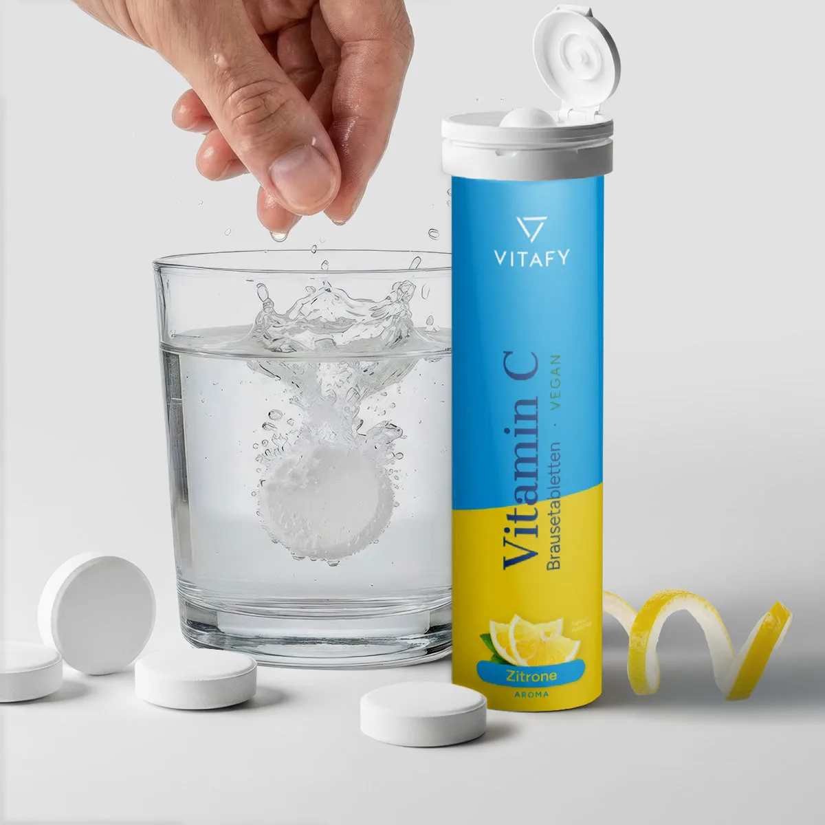 Vitamin C - Zitrone (20 Brausetabletten) – Bild 2