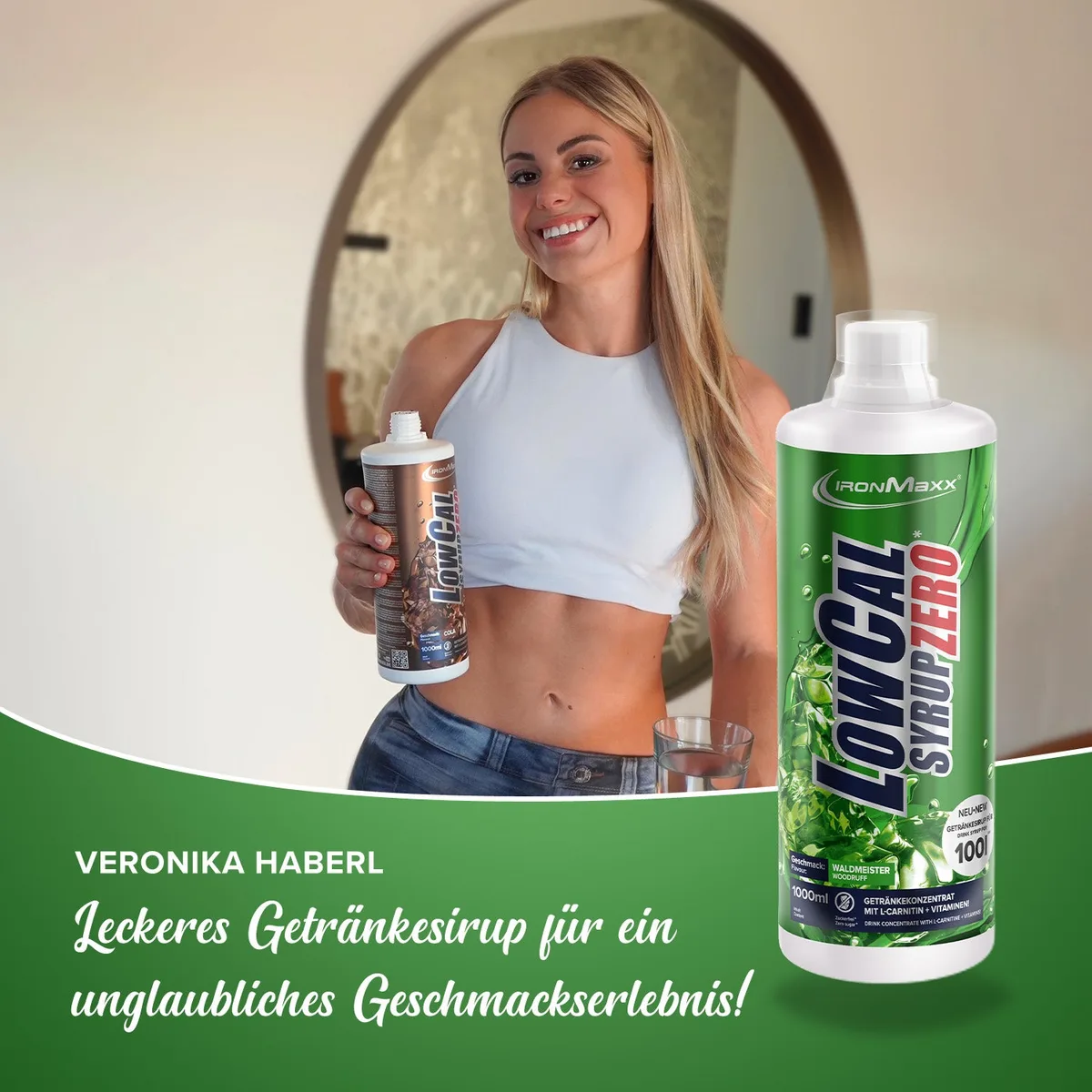 LowCal Syrup Zero (1000ml) - Waldmeister – Bild 7