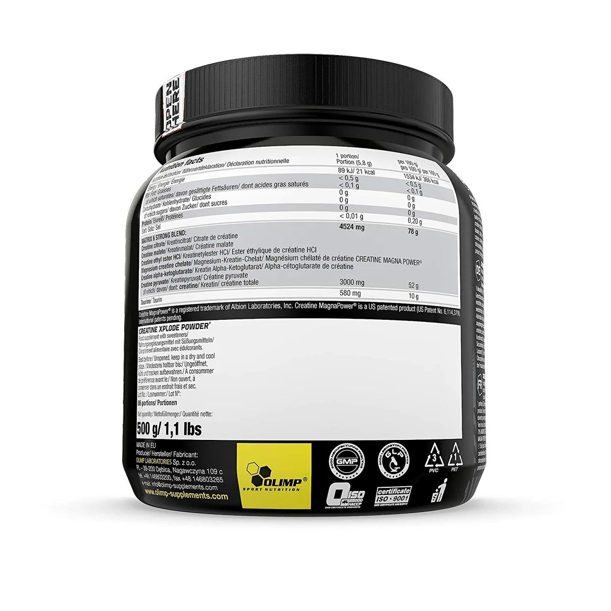 Creatine Xplode (500g) Ananas – Bild 3