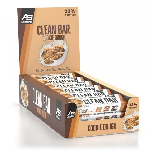 Clean Bar (18x45g) Cookie-Dough – Bild 4