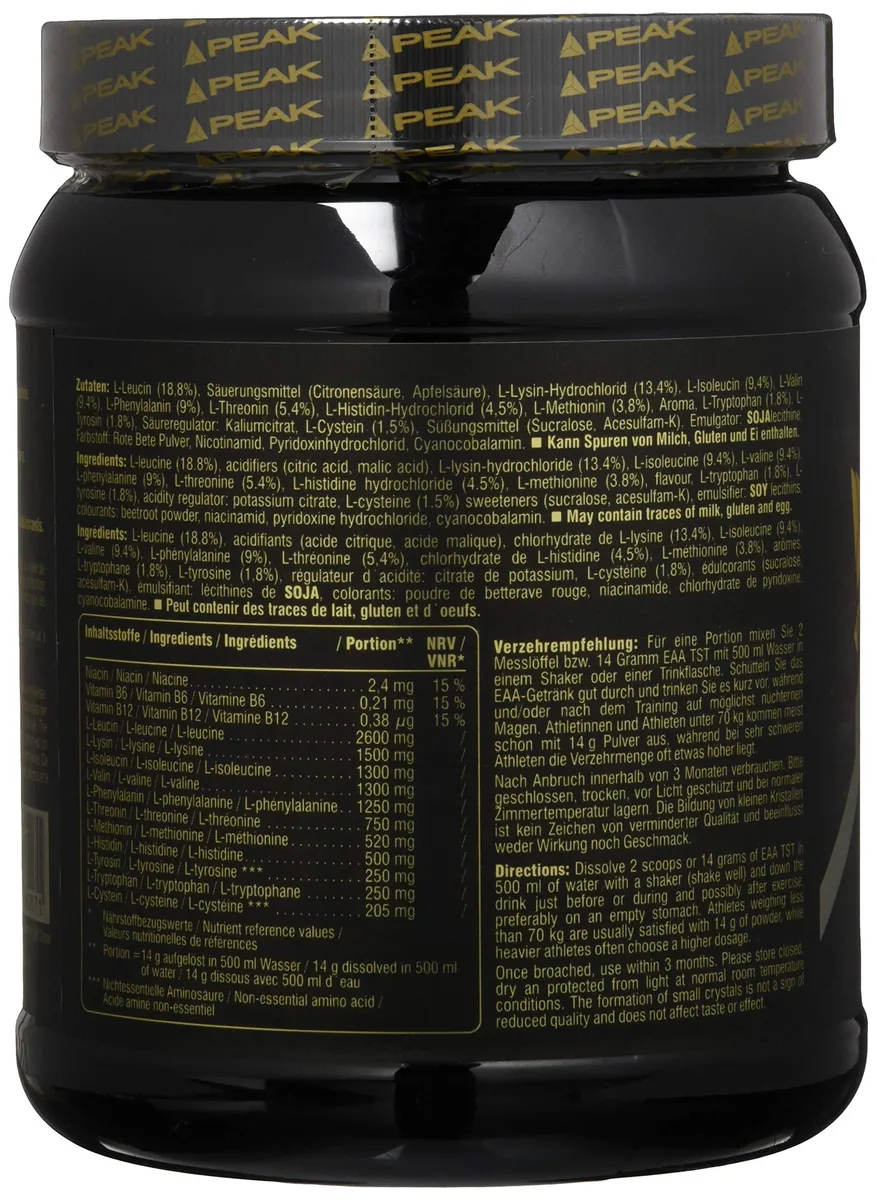 EAA - TS-Technology - 500g Geschmack Mystic Raspberry I Pulver I alle essentiellen Aminosäuren I Muskelaufbau I schnell resorbierbar I vegan I B - Vitamine – Bild 3