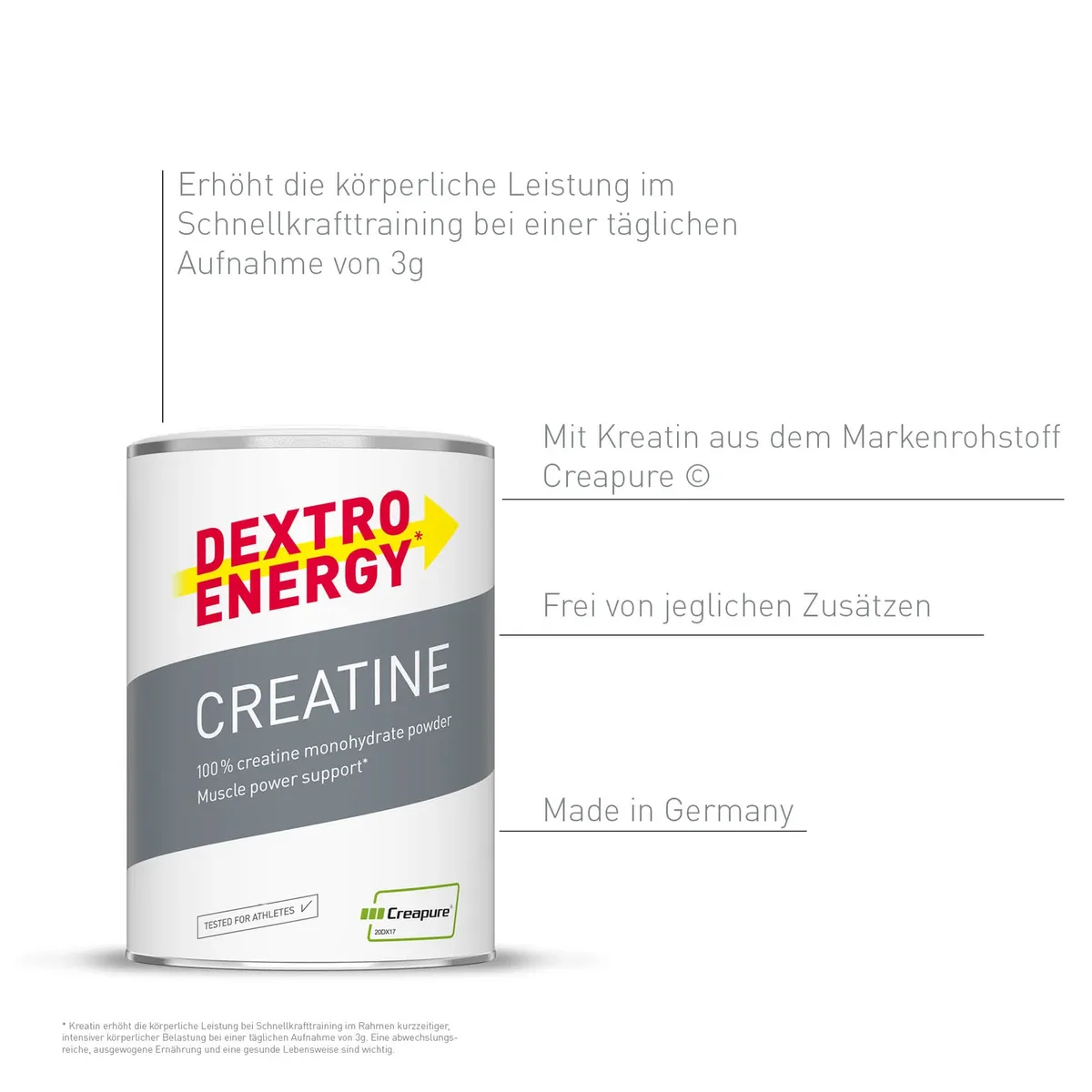 Creatine Creapure (500g) – Bild 2