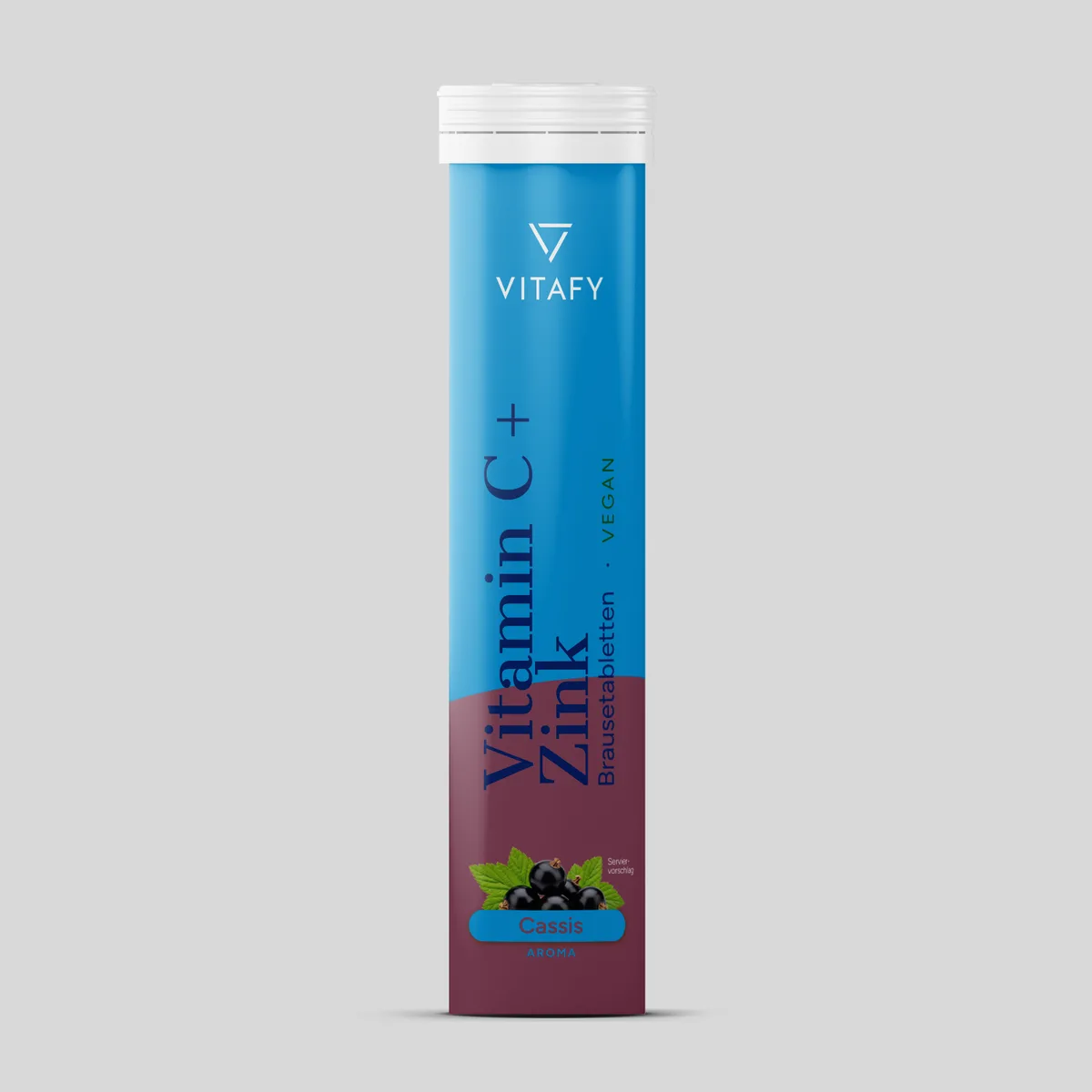 Vitamin C + Zink - Cassis (20 Brausetabletten) – Bild 6