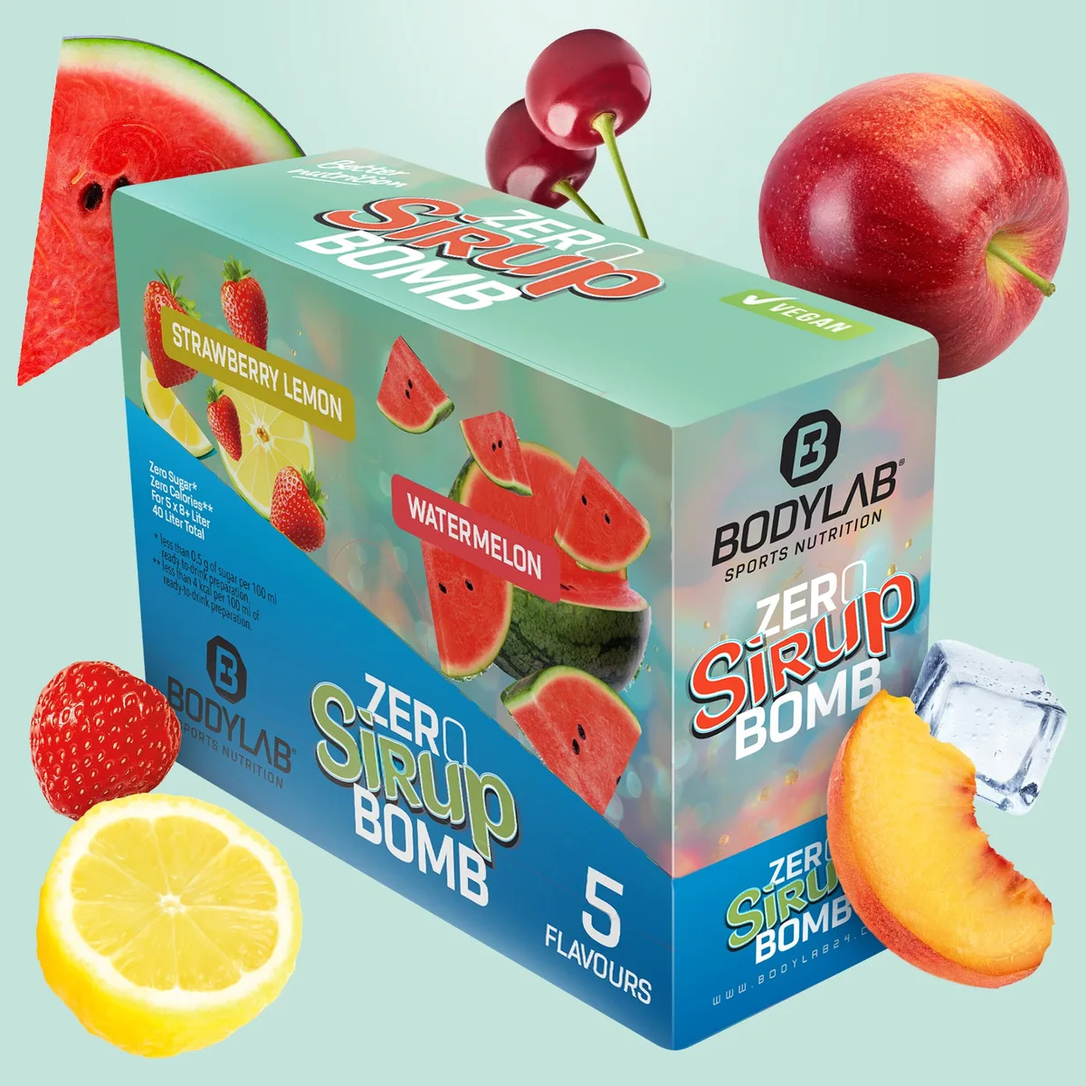 ZERO Sirup BOMB 1.0 - 4.0 Box  (5x65ml) Mixed Box 2 – Bild 6
