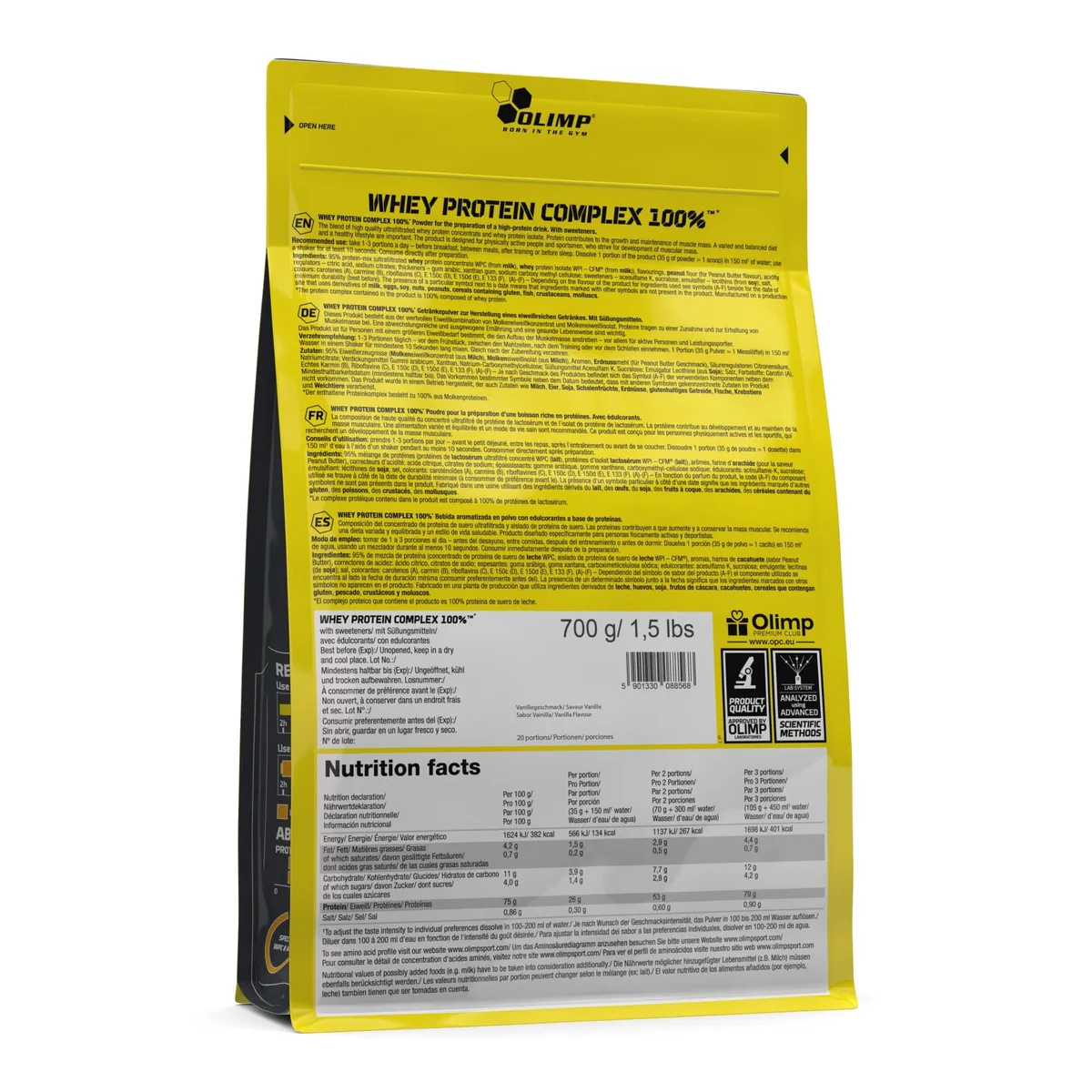 Whey Protein Complex 100% (700g) Banane – Bild 2