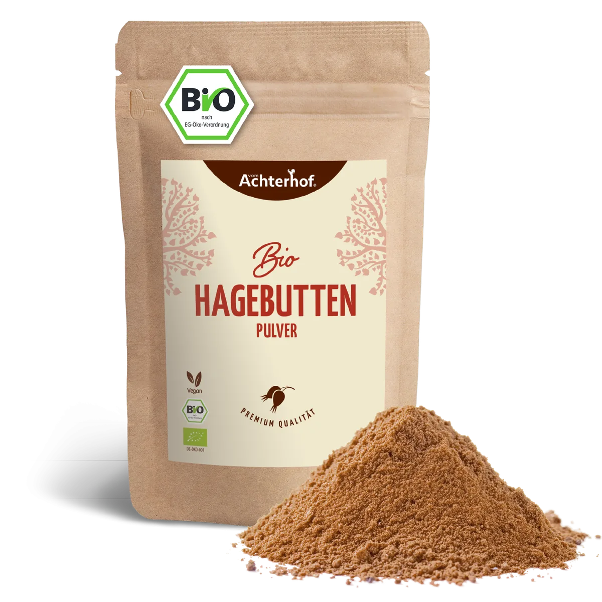 Bio Hagebutten Pulver (1000g) – Bild 2
