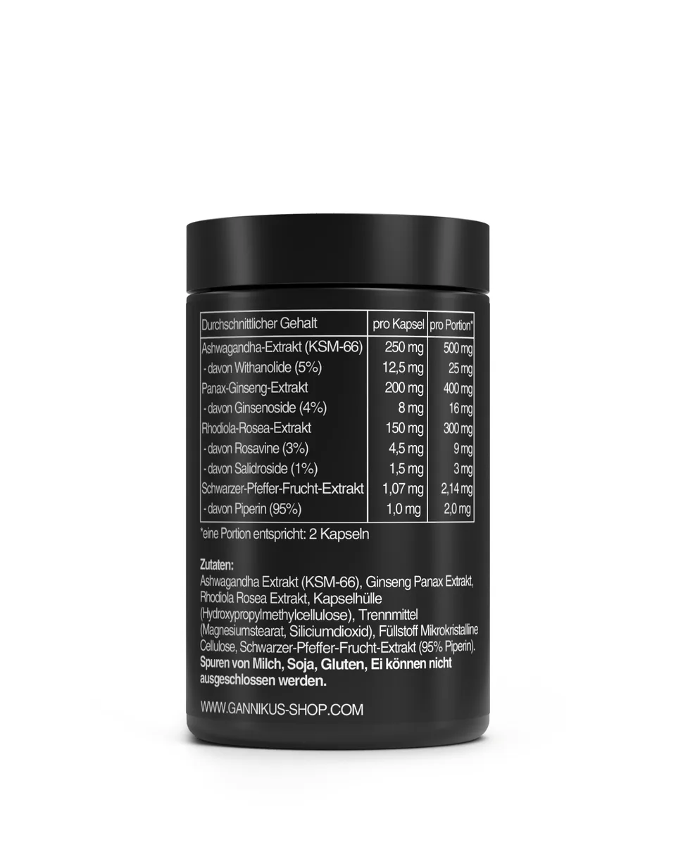ASHWAGANDHA+ - 120 Kapseln – Bild 2