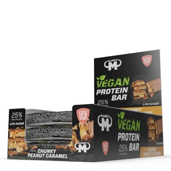 Mammut Nutrition Vegan Protein Bar, 12x45g im Karton