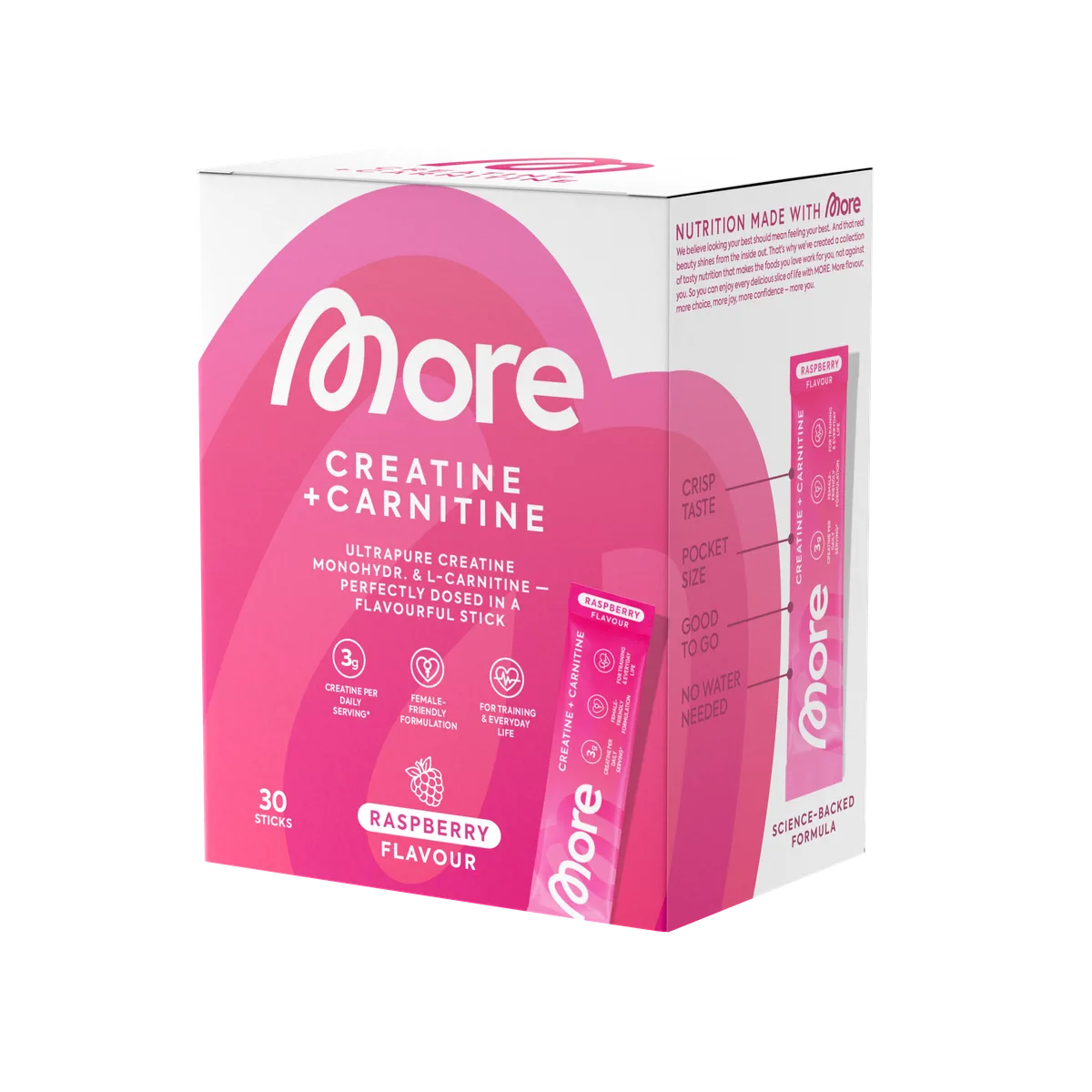 Creatine + Carnitine Sticks Lemon / 30 x 5g