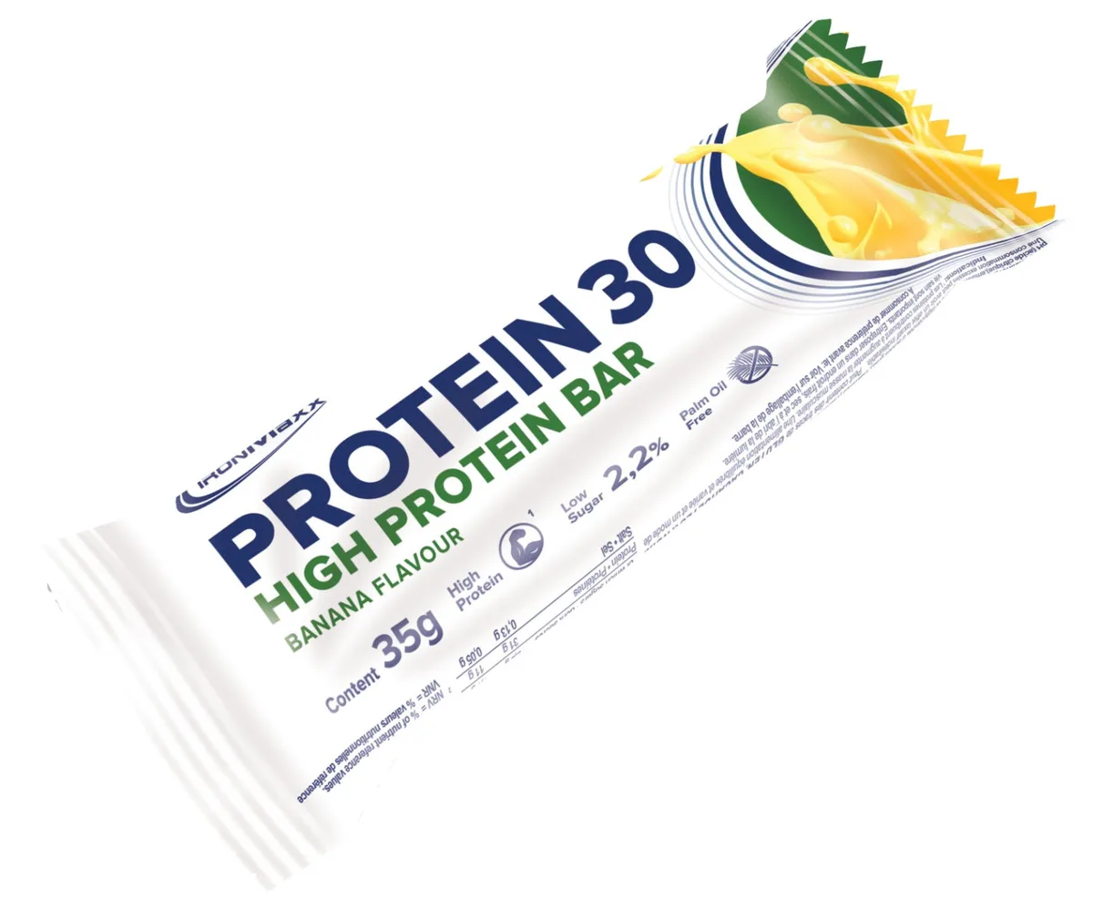 Protein 30 Protein Riegel (24x35g) - Banane – Bild 2