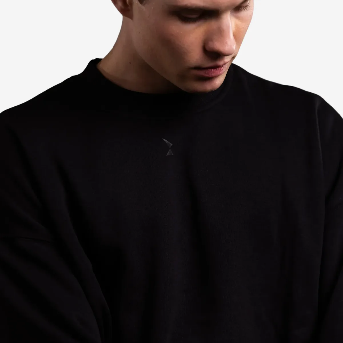 Men's Crew Neck Sweater Zwart / L – Bild 8
