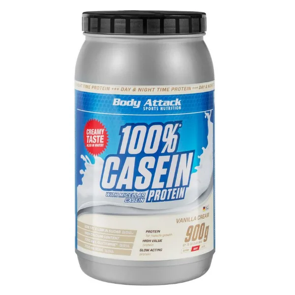 Body Attack 100% Casein Protein, 900g