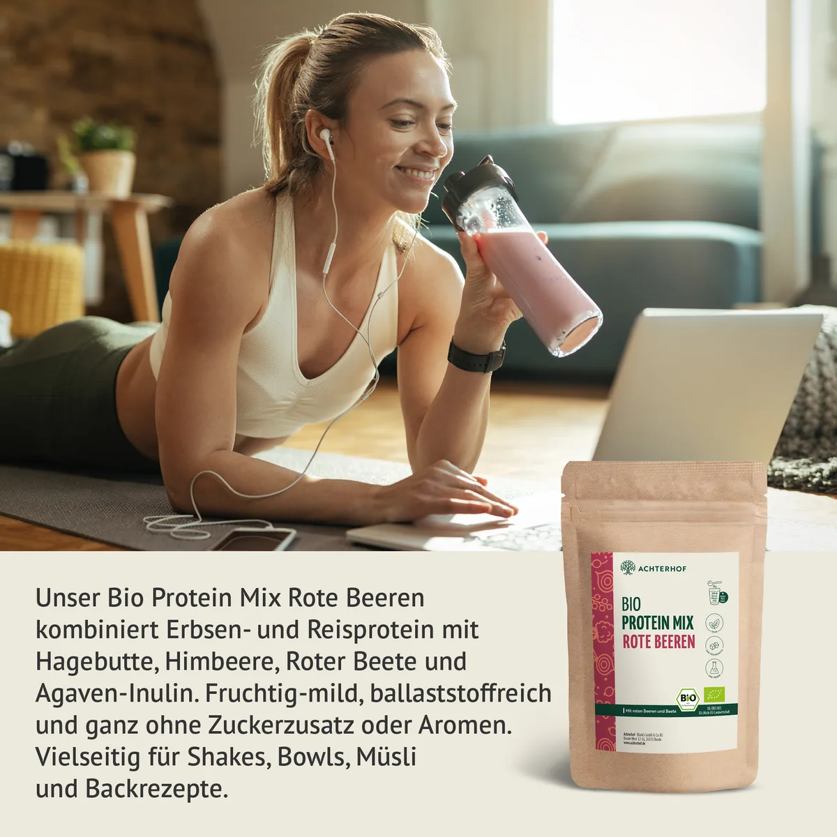 Bio Protein Mix rote Beeren (250g) – Bild 5