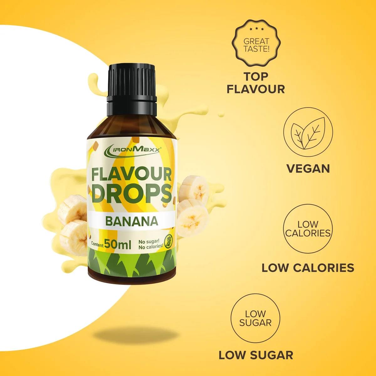 Flavour Drops (50ml) - Banane – Bild 7