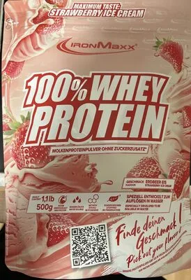 100% Whey Protein Strawberry Icecream