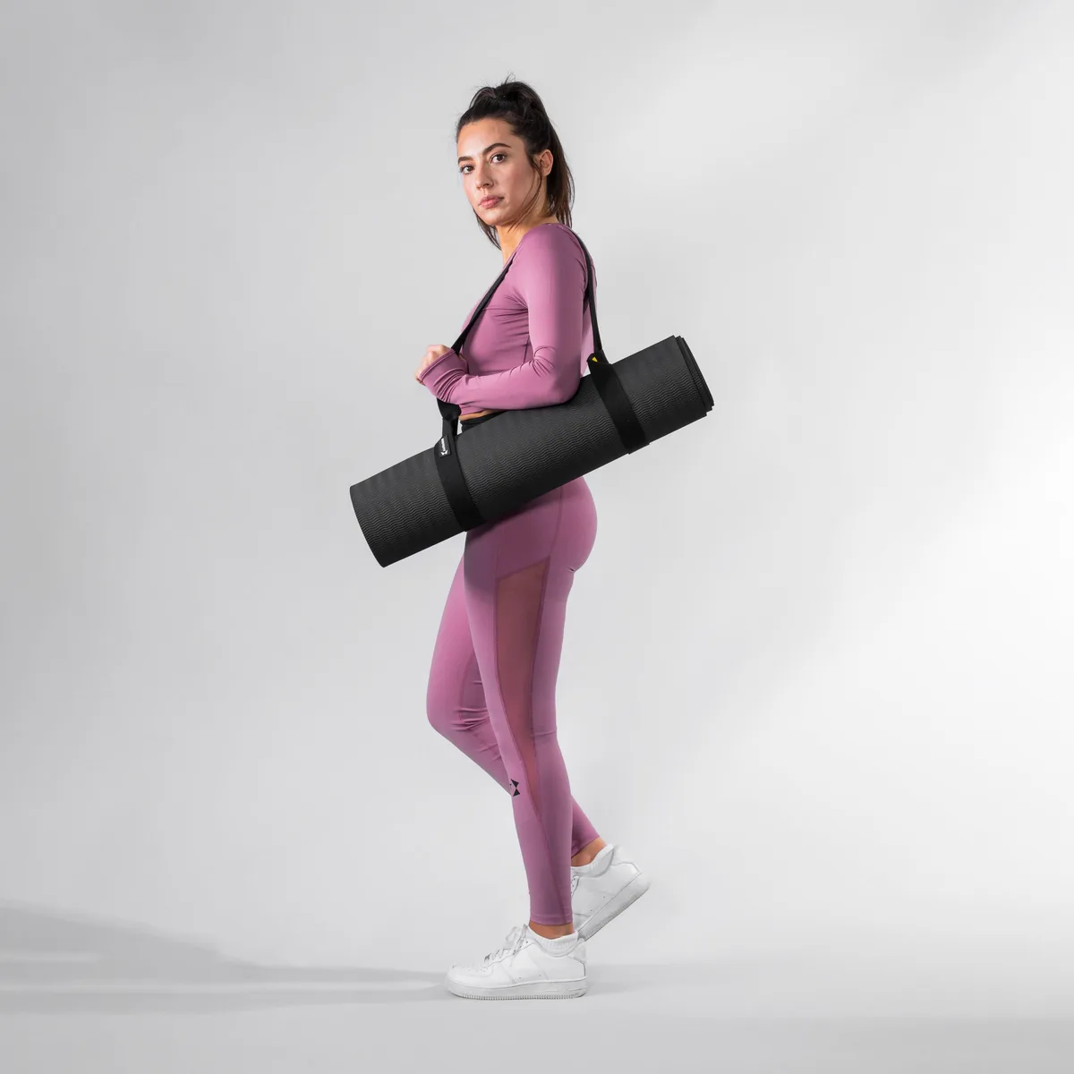 Yoga Mat Zwart – Bild 2
