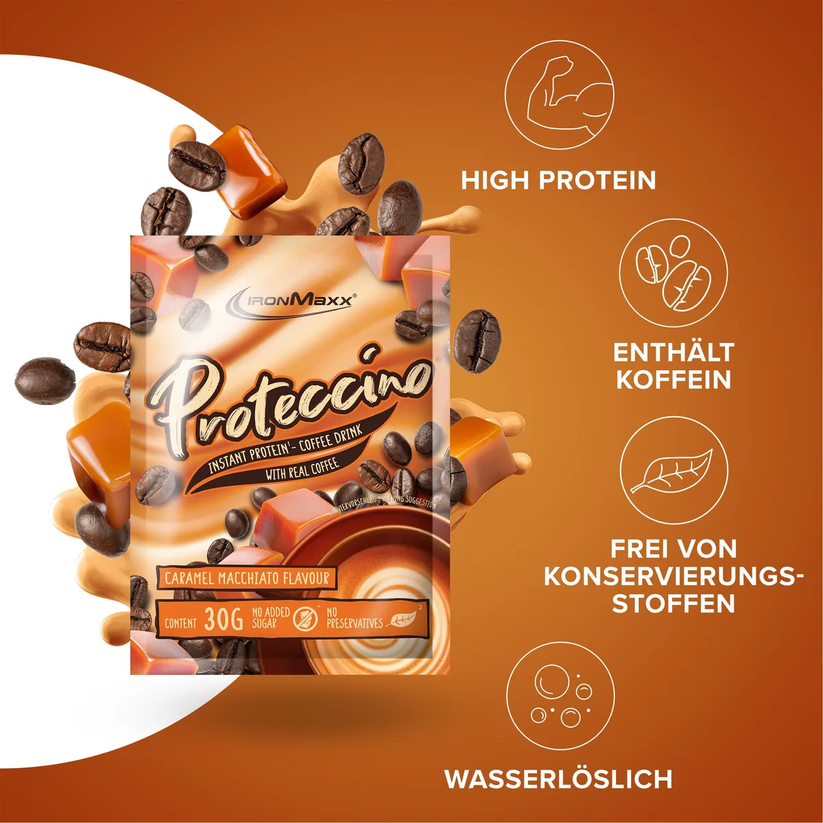 Proteccino (30g) - Caramel Macchiato – Bild 2