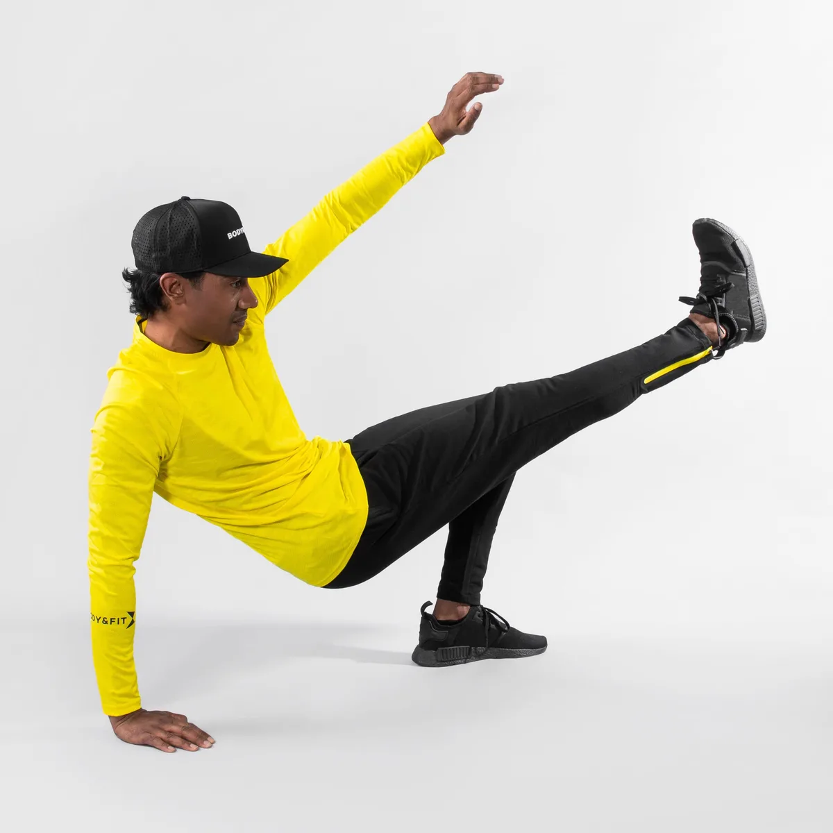 Perfection stretch T-shirt Geel / M – Bild 3