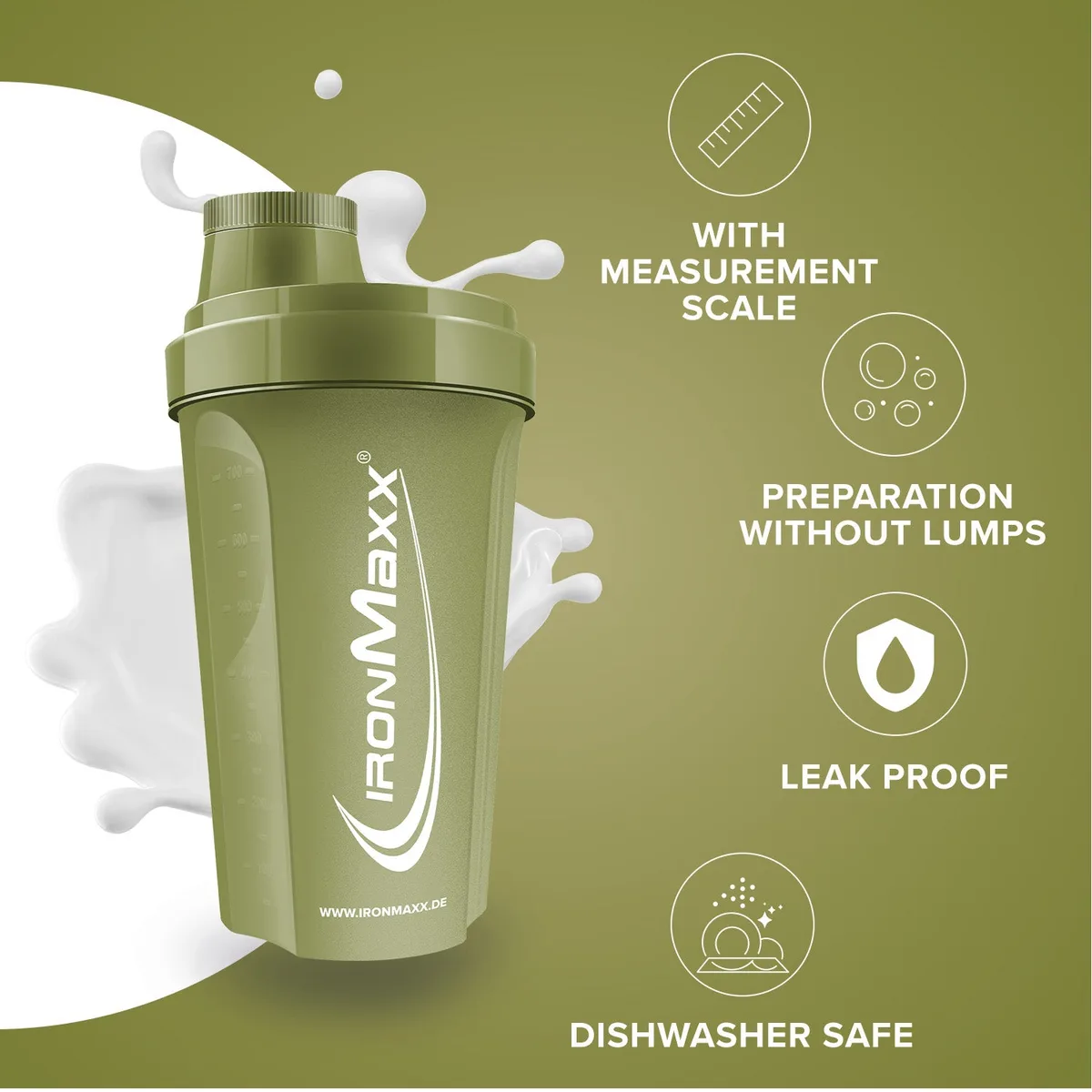 Shaker (700ml) - Navy Green – Bild 6