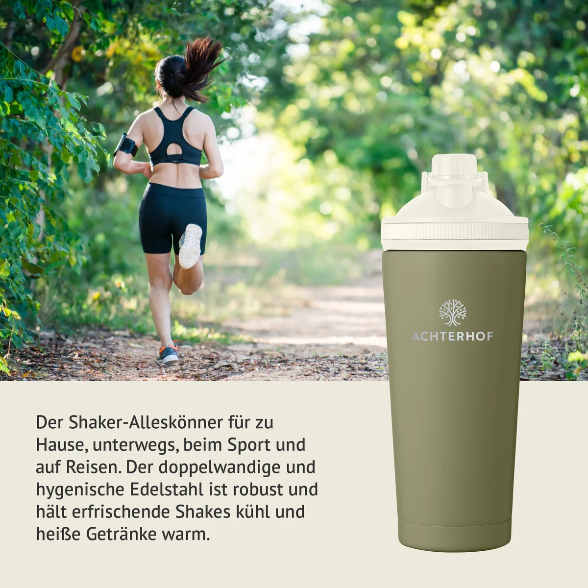 Edelstahl Shaker 750ml Achterhof – Bild 4