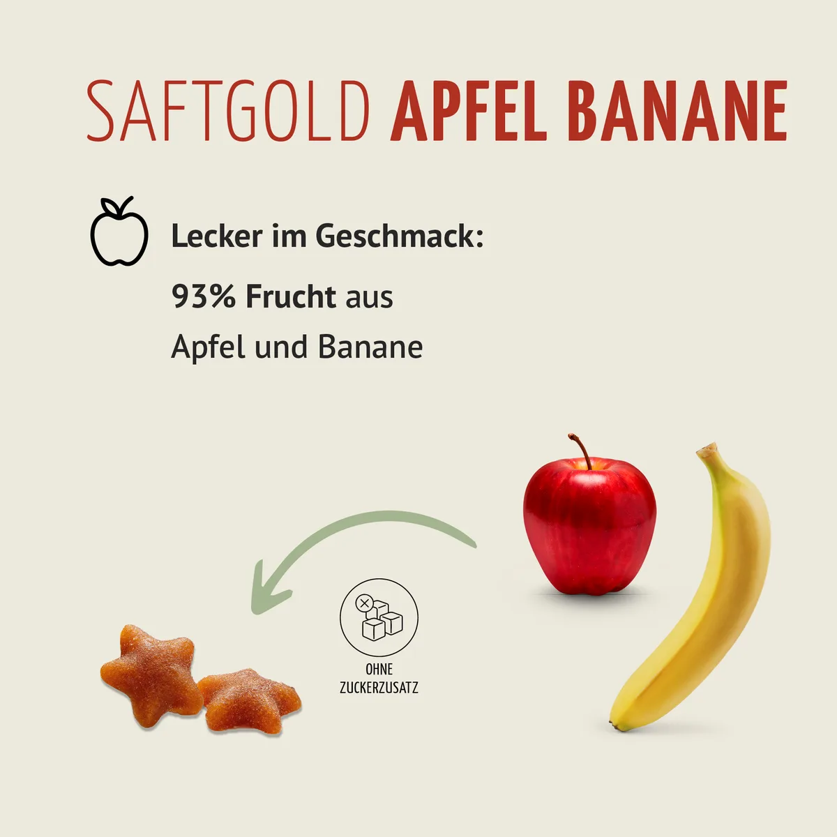Saftgold Multivitamin Kids Gummies Apfel Banane (190 Stück) – Bild 5