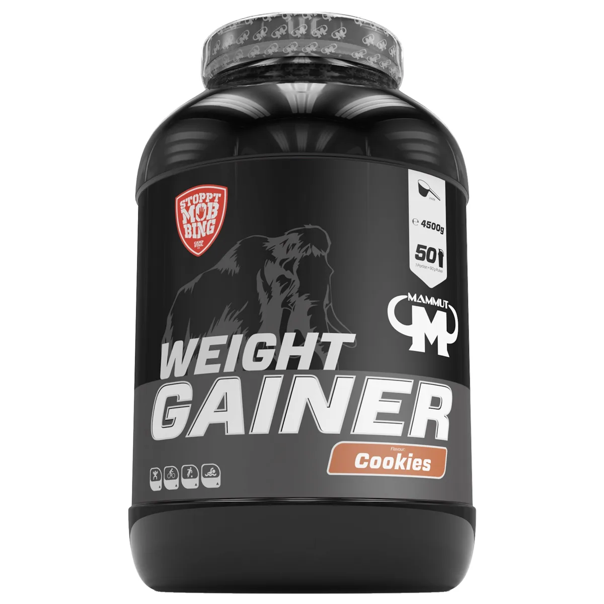 Weight Gainer Crash 5000 (4500g) Schoko – Bild 4