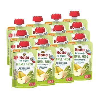 Demeter Pouchy ab dem 6. Monat (12x100g) Apfel & Banane mit Rote Bete – Bild 3