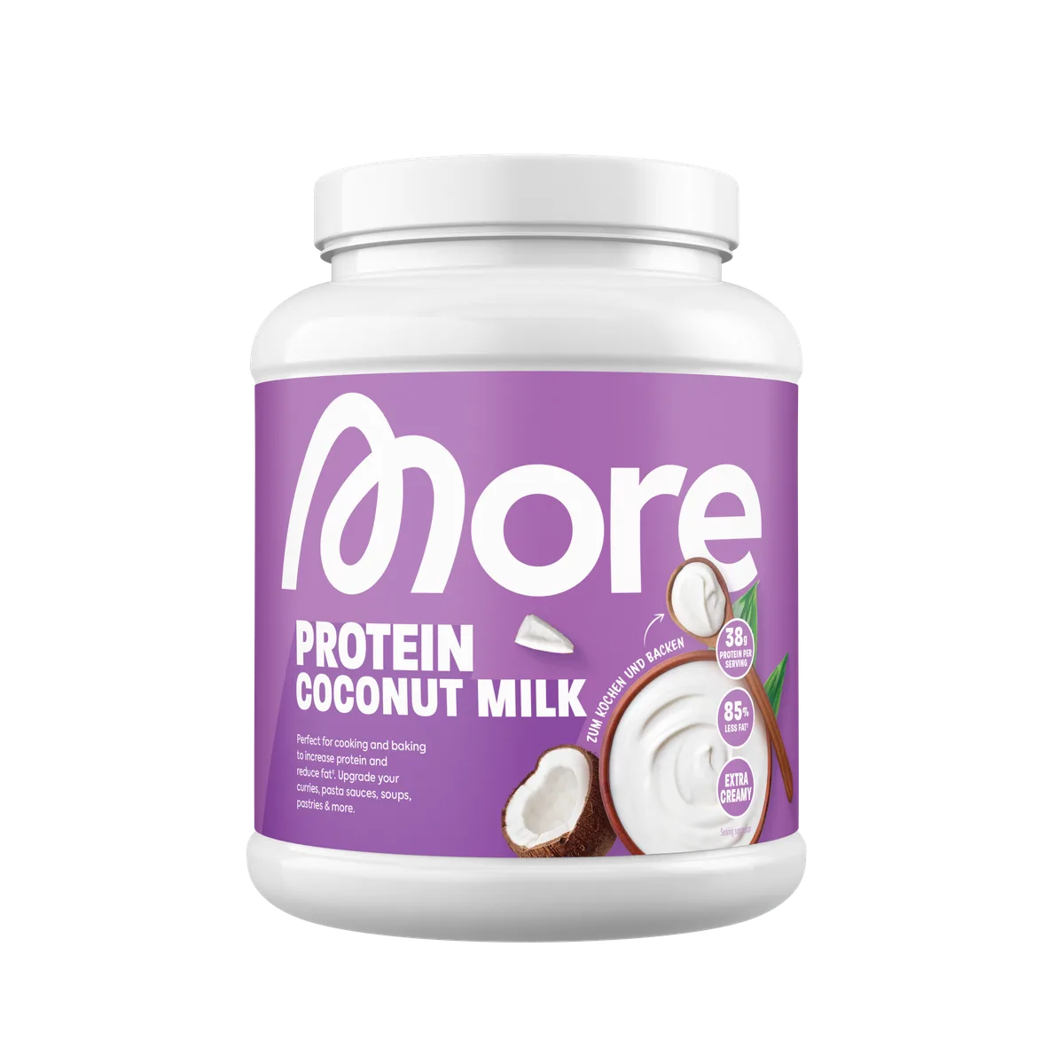 More Saucen & Back Protein Schlagcreme / 50g Probe – Bild 5