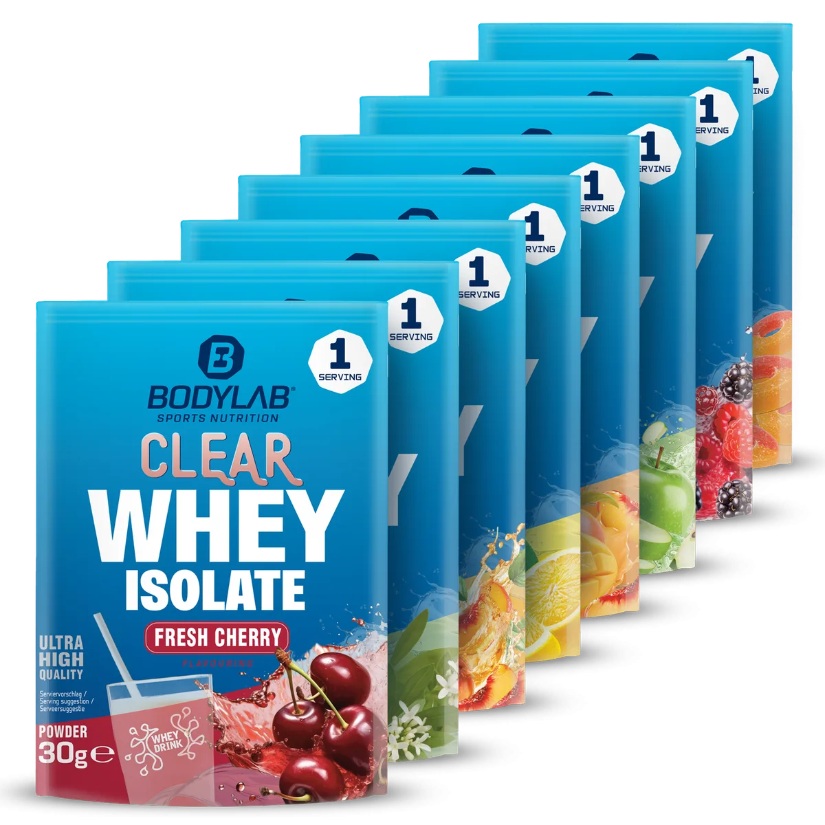 Clear Whey Isolate Probierbox (8 Proben je 30g) – Bild 2