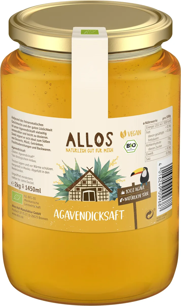 Agavendicksaft Bio (2000g)