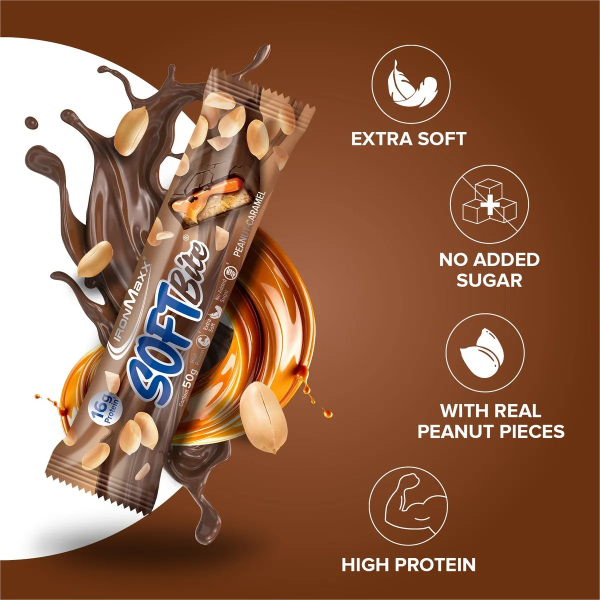 Softbite (50g) - Peanut Caramel – Bild 7