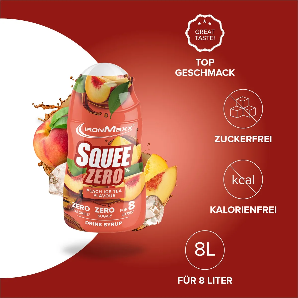 SqueeZero (65ml) - Pfirsich Eistee – Bild 2