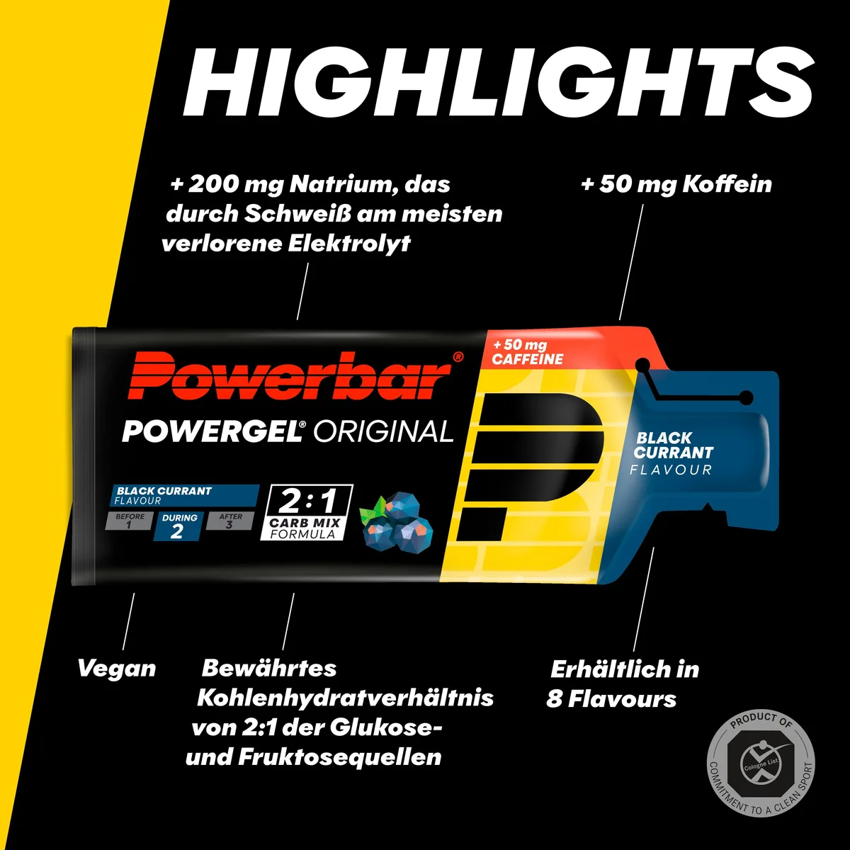 PowerGel Original (24x41g) Espresso mit Koffein – Bild 2