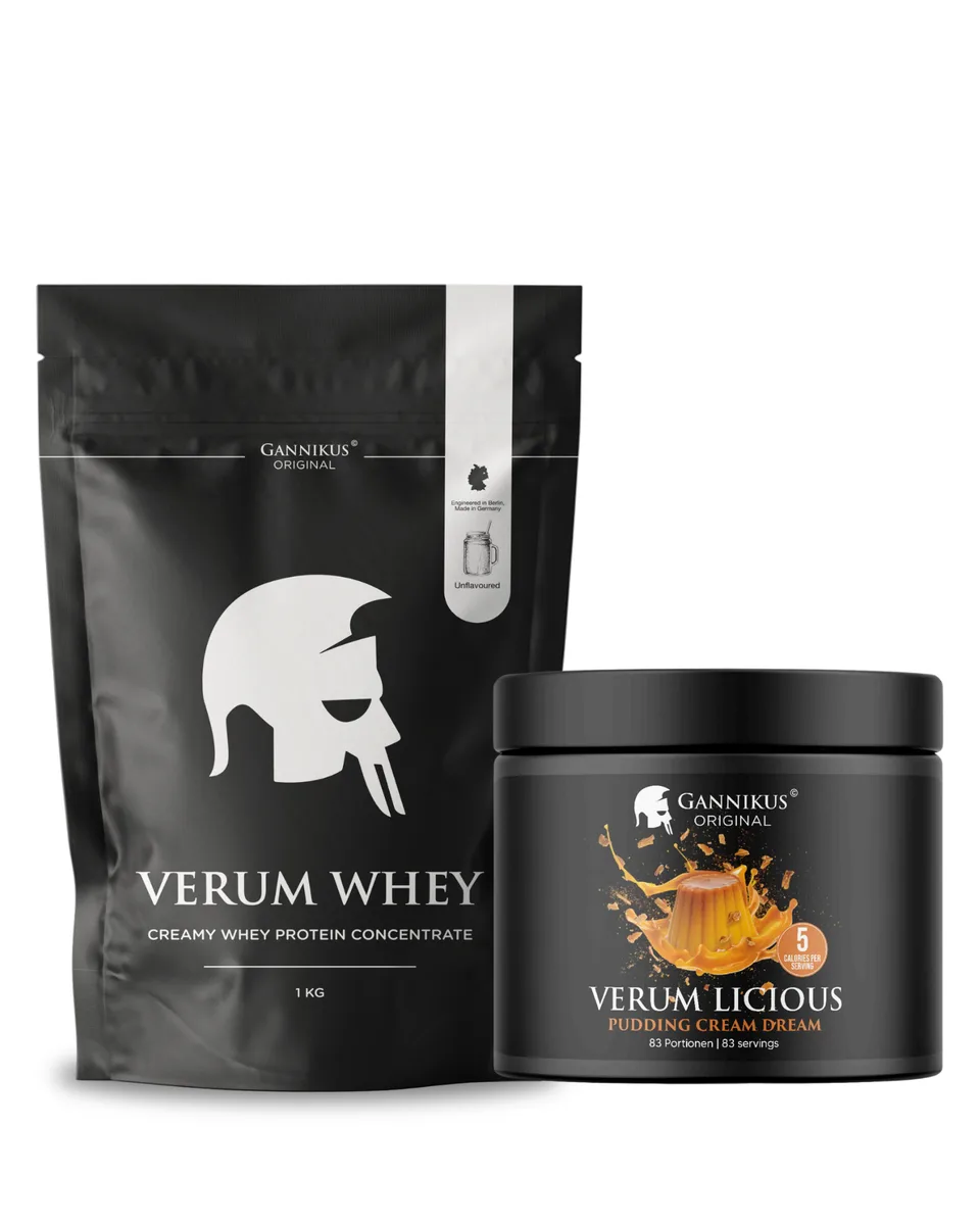 VERUM LICIOUS + WHEY Neutral Bundle Choco Peanut 250g + Whey Natur 1kg – Bild 6