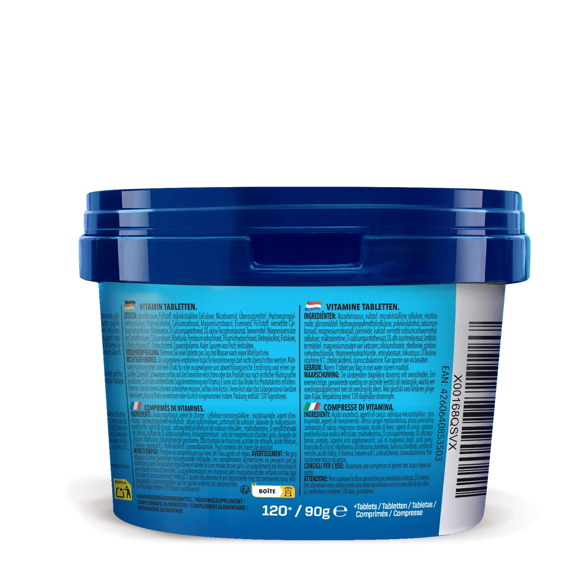 Vitamin A-Z (120 Tabletten) – Bild 3