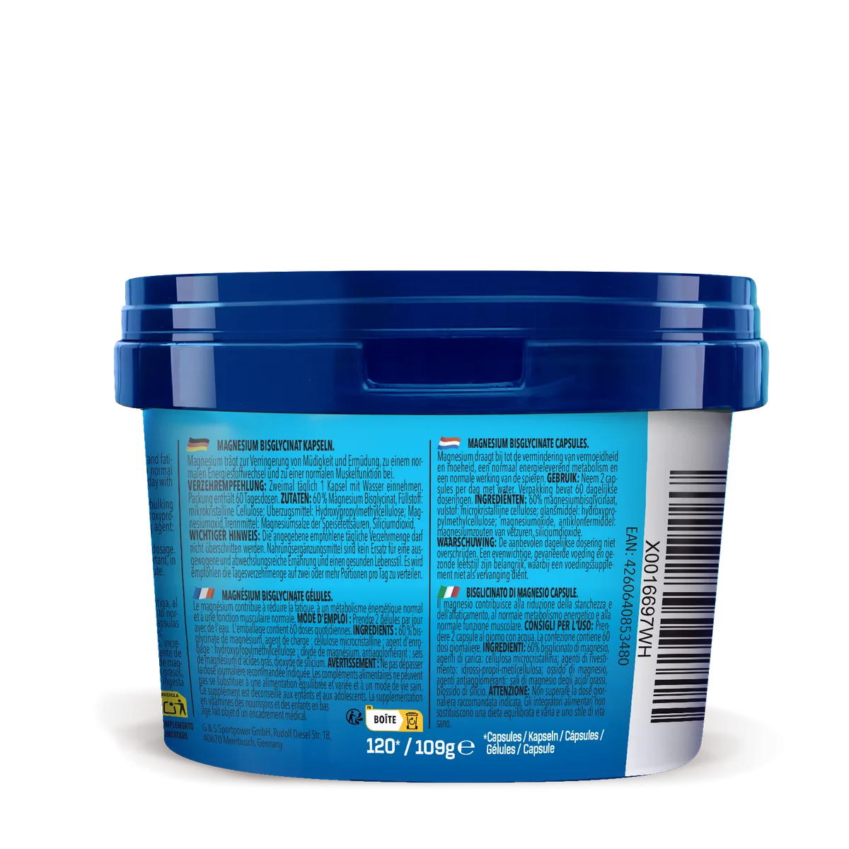 Magnesium Bisglycinate (120 Kapseln) – Bild 3