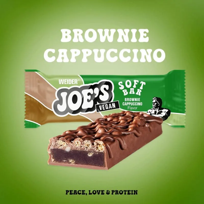 Weider JOE`S Soft Bar Brownie Cappuccino (vegan) – Bild 4