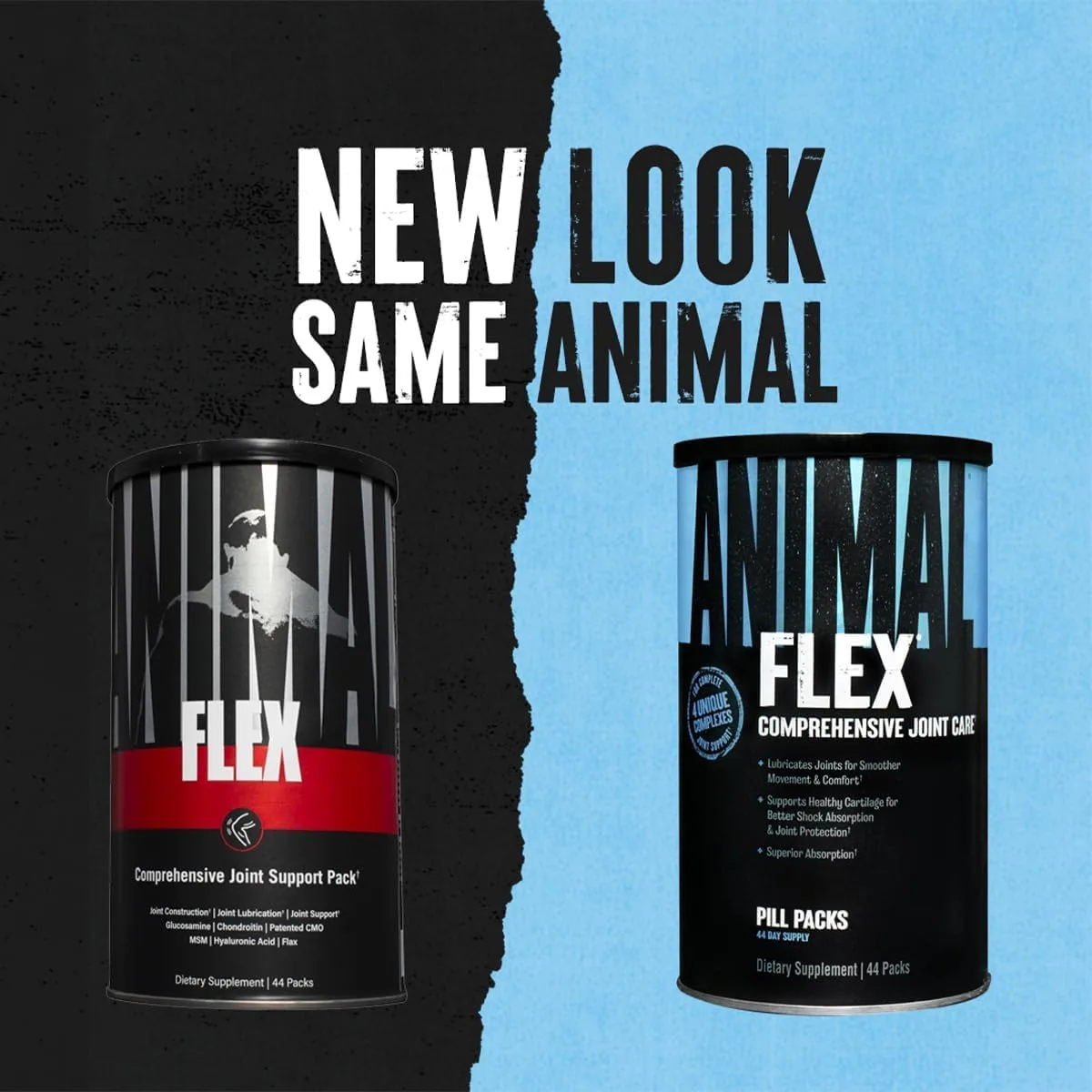 ANIMAL Flex Comprehensive Joint Care - 4 einzigartige Komplexe für Gelenke, Knochen & Knorpel - mit Vitamin A & E, Glucosamin, Leinsamenöl & Hyaluronsäure - 44 Packungen – Bild 2