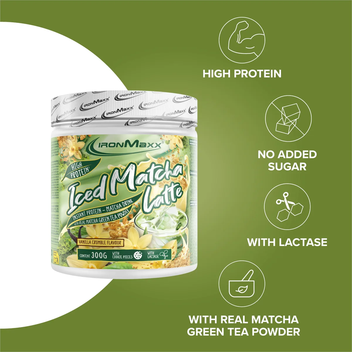 Iced Matcha Latte (300g) - Vanilla Crumble – Bild 7