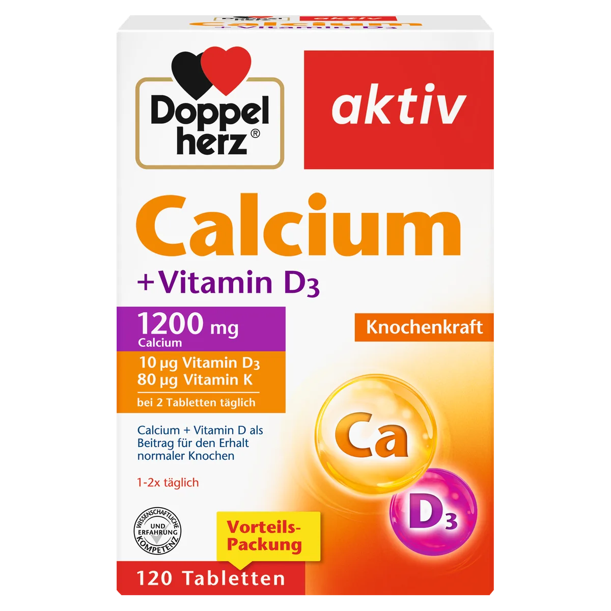 Calcium + D3 (1200 mg) (120 Tabletten)