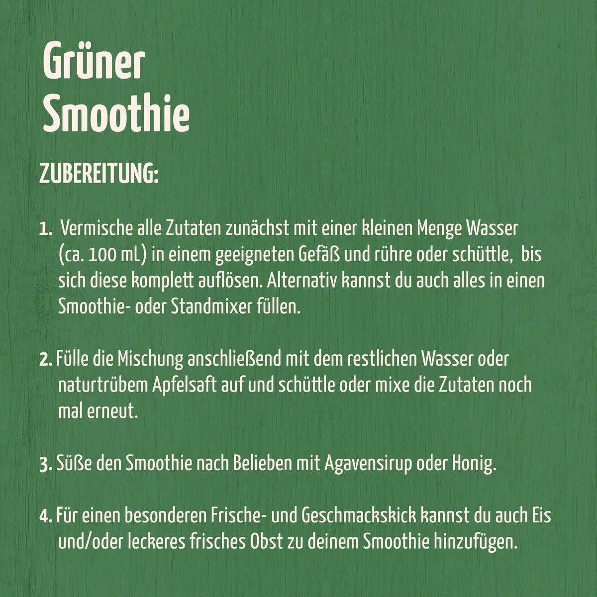 Grüner Smoothie Bio Set – Bild 6